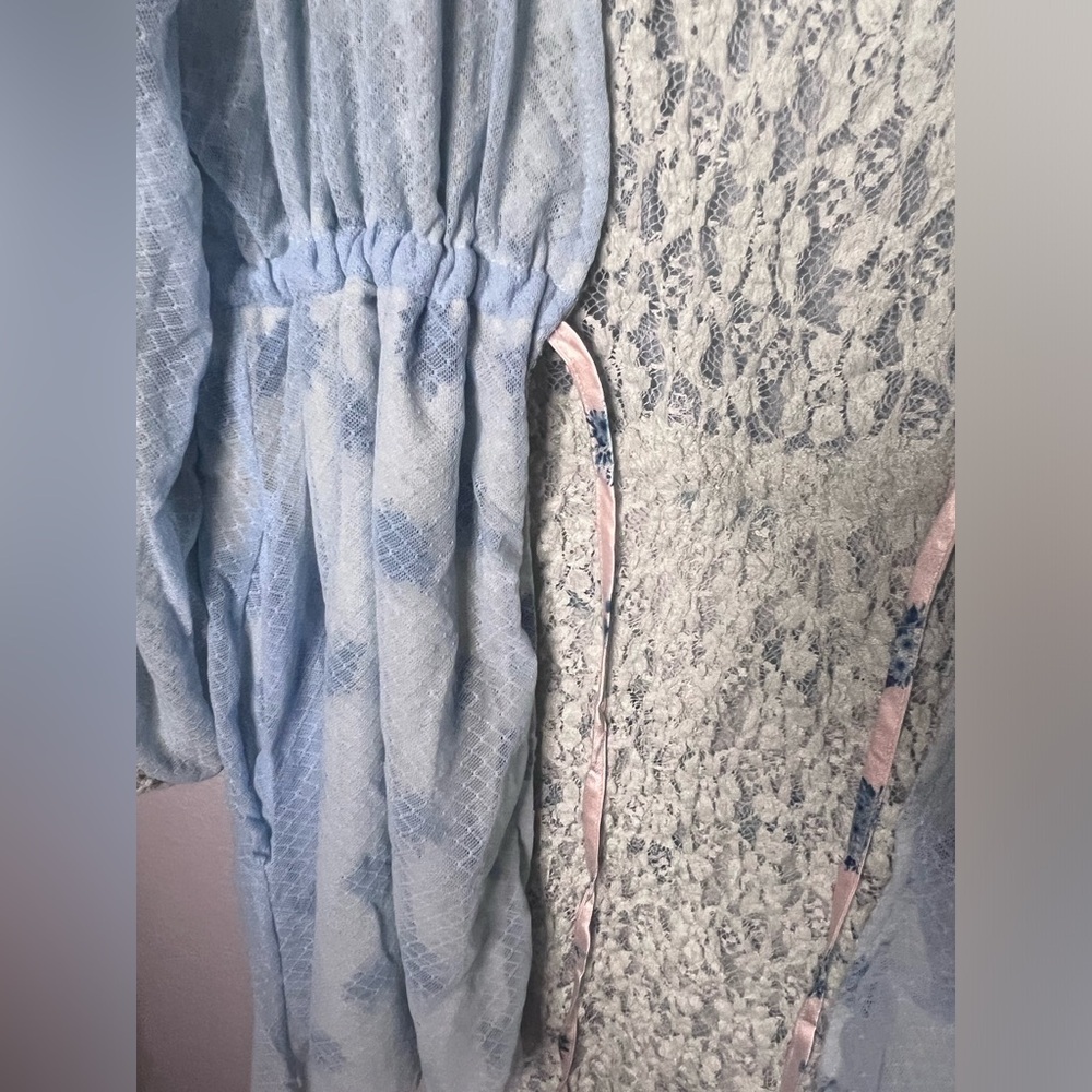 We are HAH! | Make it a Double reversible robe; cornflower blue; sz large. nwot - Picture 7 of 7